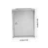 SEWACC Box Stainless Steel Public Suggestion Box Multifunctional Voting Complaint
