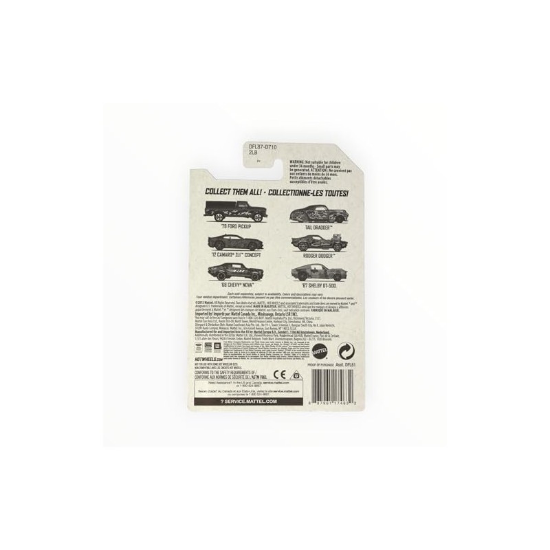 Hot Wheels Rodger Dodger, Orange 6/6 ()