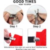 Adjustable Mitten Clips, Elastic Winter Glove Clips Dress Hat Coats