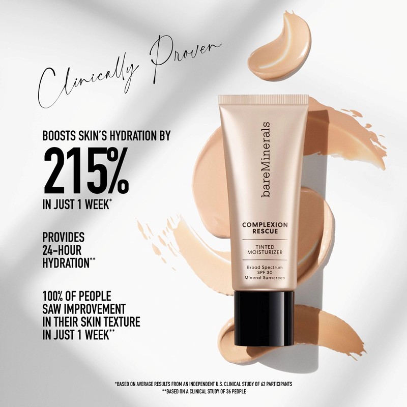 bareMinerals Complexion Rescue Tinted Moisturizer for Face with SPF 30