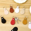 BTSKY 100 Pcs PU Leather Key Fob Kit - 10