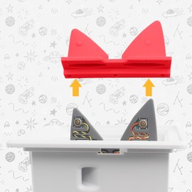 For Toniebox Replacement Ears and Replacement Cable with Screwdriver, Cable Replacement, Replacement Parts for Tonies Volume Button, Outer Ears Only, Pack of 2 (Red)