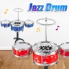 Toddler Jazz Drum Kit Hand Eye Coordination High Safety Sturdy