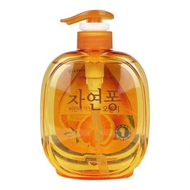 Jayeonpong Orange Dish Soap: Fresh Scent, No Fishy Odors 500g