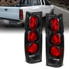 AmeriLite Black Replacement Brake Tail Lights Set For Hardbody D21