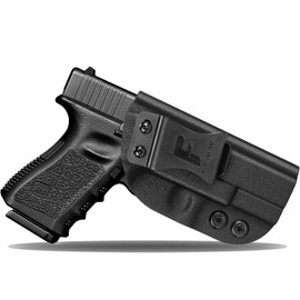 Boosteady Pistol Holster with IWB KYDEX for Glock 19, 19X, 17, 26, 32, 44, 45 Gen (1-5) Pistol Right Pull Inward Concealed Supports All Similar Handguns, Adjustable Tilt and Tension