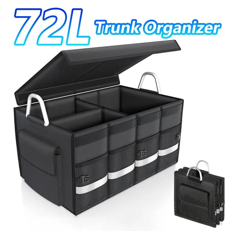 OrganiMax Car Trunk Organizer Collapsible Waterproof