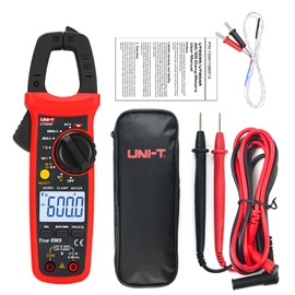 UNI-T UT204R Digital Clamp Meter Temperature AC DC Current Voltage Resistance Tester Multimeter
