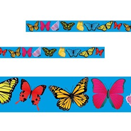 Bright Butterflies Classroom Trimmers 14.25m long Notice Board Display Borders