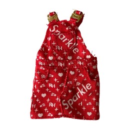 Rainbow High Doll Deluxe Fashion Closet Red Overall Dress Clothes Fashions