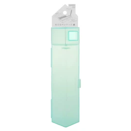 Sunstar Stationery S1426230 Pen Case, Pen Stand, Pen Case, Clear Mint