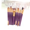 Baluue 15-Piece Professional Makeup Brush Set Nylon Bristles for Women