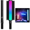 Ulanzi L058GBB1 VL360 RGB LEDスティックライト/ビデオライト 360°RGB撮影用 高輝度 色温度2500K-10000K 調光可能 20種FX光効果