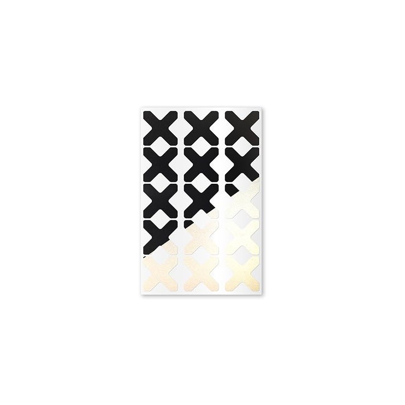 Reflective Stickers for Rims - 15-Piece Rim Sticker Set Crosses