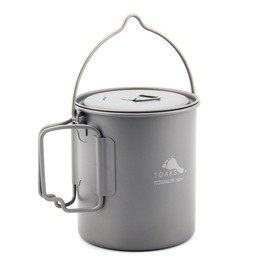TOAKS Outdoor Titanium Cup 750 ml Titanium Pot