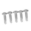 200PCS Round Head Drill Screws 304 Stainless Steel Self Drilling