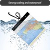 Luckious Waterproof Map Case - Clear Map Holder, Waterproof Walking