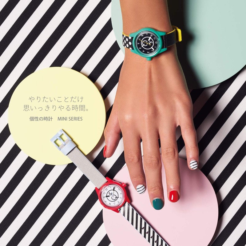 Citizen Q&Q RP01-014 Women's Wristwatch, Smile Solar, Waterproof, Urethane Strap,