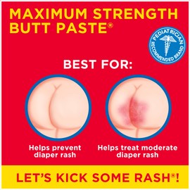 Boudreaux's Butt Paste Maximum Strength Diaper Rash Ointment, 2 oz & 14 oz Bundle