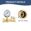 MEASUREMAN Air Over Water Test Kit, 2” Dial, 0-300 PSI,