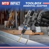 MTO 1/2 3/8 1/4-Inch Square Drive to 1/4-Inch Hex Socket