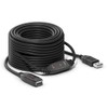 sonero® USB 2.0 Kabel, aktives Verlängerungskabel mit Signalverstärker, Datenkabel, USB-A