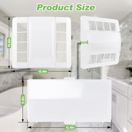 85315000 Nutone Ventilation Fan Grille Lens | nutone bathroom fan cover Compatible with Broan-Nutone 663, 663N, 663FL, 663L, 663LN, 669L, 669LN, 669FN, 763RL, 763RLN, 769RL,769RLN,769RF,769RFT,770F