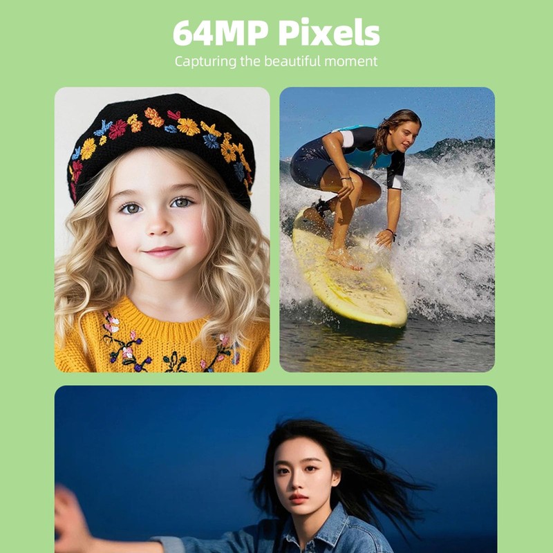 Dpofirs 6K Digital Camera for Photography, Vintage 75MP Vlogging Camera