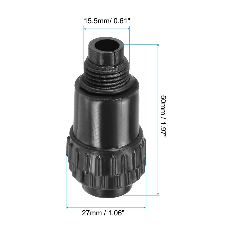 PATIKIL Air Compressor Oil Cap Plug, 6 Pack 15.5mm Replacement