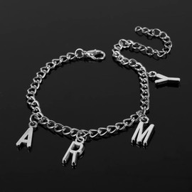 [ROSELLA] ARMY Bracelet BTS Style Army Popular Fashion Goods, One Size Fits Most
