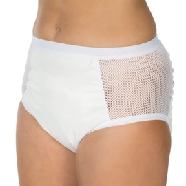 Suprima 1-215-000 Unisex Polyurethane Incontinence Briefs Size 36 White