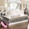 Creative Scents Silver Tissue Box Cover Rectangular - Decorative Bling