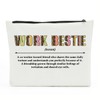 Work Bestie Definition, Work Besties Gifts for Women, Makeup Bag
