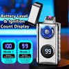 Electric Lighters Plasma Lighters Rechargeable with with LED LED Display