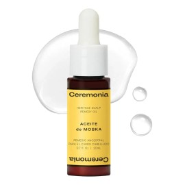 Ceremonia Aceite De Moska Aceite Capilar Herencia Cuero Cabe