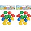 Easter Eggs Colourful Plastic with Hanger for Decoration