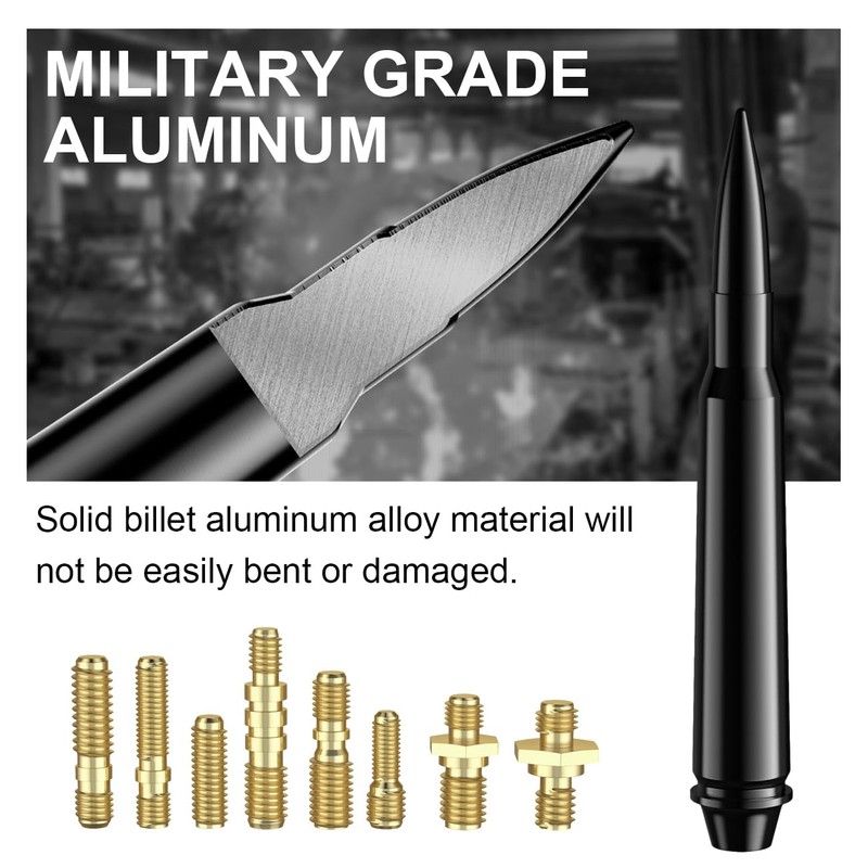 5.7" Blue Bullet Antenna Compatible with 2006-2010 Hummer H3 2009-2017