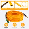 Yolass Air Compressor Hose 1/4”x100 ft Yellow Transparent Flexible Reinforced