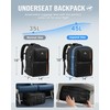 MATEIN Personal Item Travel Backpack 18x14x8 with Shoe Compartment Detachable,