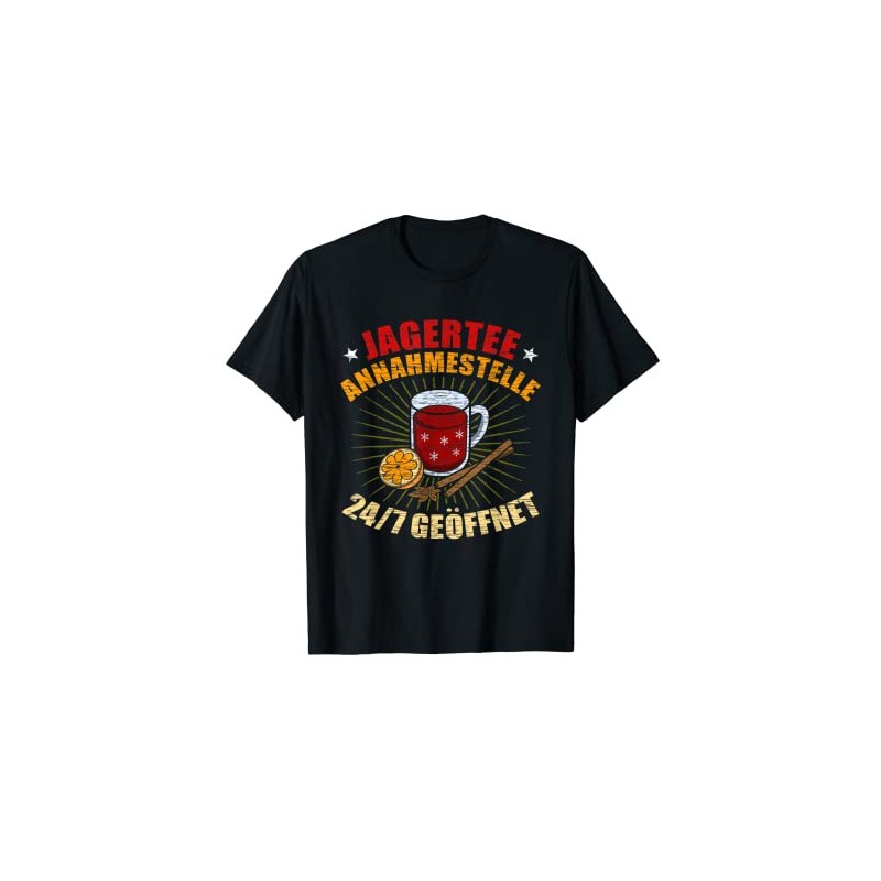 Jagertee Annehmestelle Mulled Wine Stand Christmas Time T-Shirt