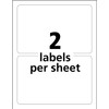 Avery 6579 Durable ID Labels,Laser,Permanent,5-Inch x8-1/8-Inch,100/BX,WE