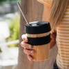 KeepCup Original, Lightweight and Clear Plastic Reusable Coffee Cup with