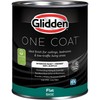 Glidden Interior Paint + Primer: White/Navajo White, One Coat, Semi-Gloss,