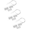 QWORK® 3Pcs MC-38 Wired Security Window Gate Contact Sensor Alarm