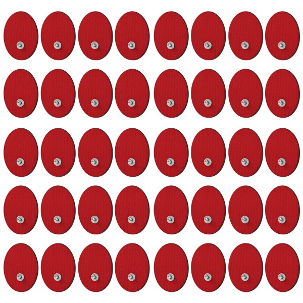 Foxpeed 40PCS TENS/EMS Unit Pads, Upgraded 3rd Gen Large Premium