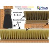 Flour Wooden Brush with Natural Bristles