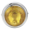 7in 55W Motorcycle Grill Headlight Vintage Style High/Low Beam Halogen