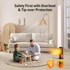 TRUSTECH 17" Space Heater, 1500W PTC Electric Heater for Indoor