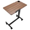 VEVOR Overbed Table, Mobile Bed Side Table with Flip Desktop