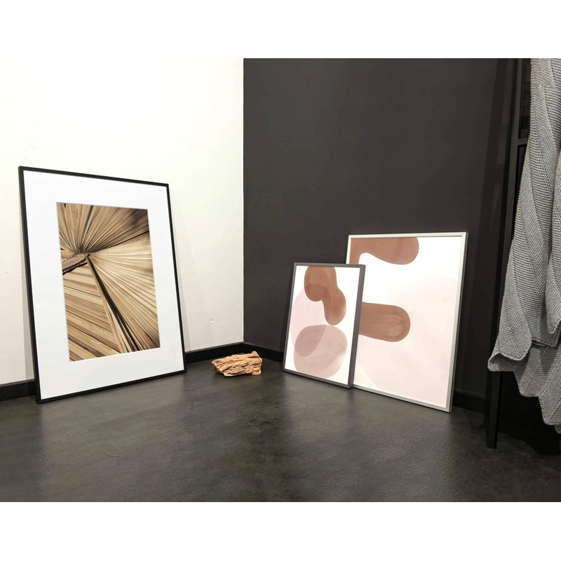 nielsen Bilderrahmen, 21 x 29,7 cm (A4), Aluminium, Grau matt,